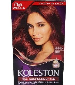 WELLA KOLESTON COLOR PERMANENTE 100% COBERTURA DE CANAS/ KIT 4446   BORGOÑA VIBRANTE  MEXLA/50G