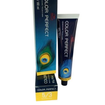 TINTE COLOR PERFECT WELLA PROFESSIONALS /RICH NATURALS/ COLORACION EN CREMA  5/3 CASTAÑO CALRO  DORADO  60 ML