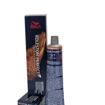 TINTE KOLESTON PERFECT ME+/DEEP BROWNS/COLOR CREMA PERMANENTE WELLA PROFESSIONAL  5/7  CASTAÑO CLARO   MARRON 60ML