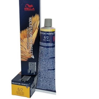 WELLA KOLESTON  PERFECT ME+/RICH NATURALS/ COLOR CREMA PERMANENTE 6/2  RUBIO  OSCURO MATE 60 ML