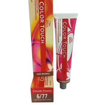 TINTE COLOR TOUCH WELLA PROFESSIONALS DEEP BROWNS COLORACION EN CREMA  6/77   RUBIO  OSCURO MARRON INTENSO  60ML