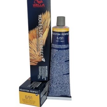 WELLA KOLESTON  PERFECT ME+/RICH NATURALS/ COLOR CREMA PERMANENTE 6/91  RUBIO  OSCURO CENDRE CENIZA  60 ML
