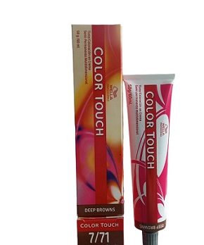 TINTE COLOR TOUCH WELLA PROFESSIONALS COLORACION EN CREMA  7/71  RUBIO  MEDIANO MARRON CENIZA  60MLL