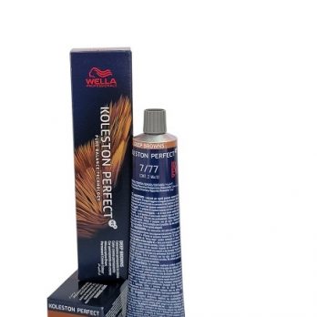TINTE KOLESTON PERFECT ME+/DEEP BROWNS/COLOR CREMA PERMANENTE WELLA PROFESSIONAL 7/77 RUBIO MEDIO MARRON INTENSO 60ML