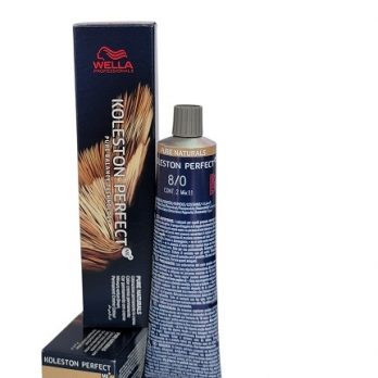 WELLA KOLESTON PERFECT ME+/PURE NATURALS/ COLOR CREMA PERMANENTE  8/0  RUBIO CLARO  INTENSO  60 ML