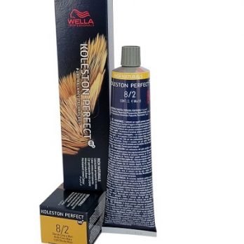 WELLA KOLESTON  PERFECT ME+/RICH NATURALS/ COLOR CREMA PERMANENTE 8/2  RUBIO  CLARO MATE 60 ML