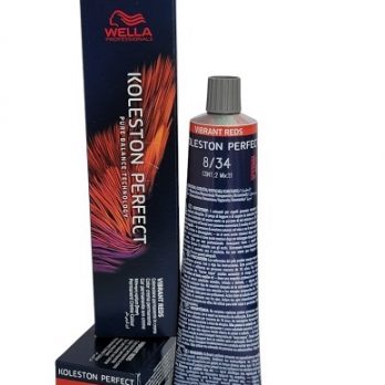WELLA KOLESTON PERFECT/VIBRANT REDS COLOR CREMA PERMANENTE/ 8/34 RUBIO CLARO DORADO COBRIZO  60ML