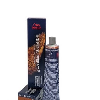 TINTE KOLESTON PERFECT ME+/DEEP BROWNS/COLOR CREMA PERMANENTE  WELLA PROFESSIONAL  8/7  RUBIO CLARO  MARRON  60ML