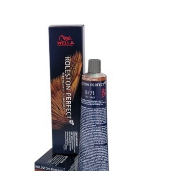 TINTE KOLESTON PERFECT ME+/DEEP BROWNS/COLOR CREMA PERMANENTE WELLA PROFESSIONAL  8/71  RUBIO CLARO  MARRON CENIZA 60ML