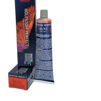 WELLA KOLESTON PERFECT/VIBRANT REDS COLOR CREMA PERMANENTE/ 88/43  RUBIO CLARO INTENSO COBRIZO DORADO  60ML