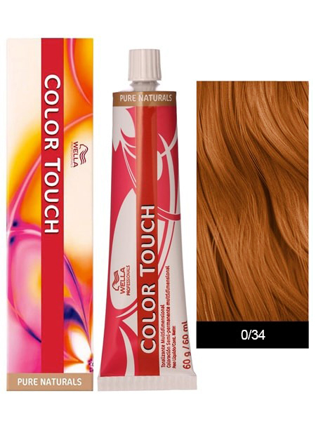 TINTE COLOR TOUCH WELLA PROFESSIONALS SPECIAL MIX COLORACION EN CREMA 0/34 DORADO ROJO 60ML - Imagen 2