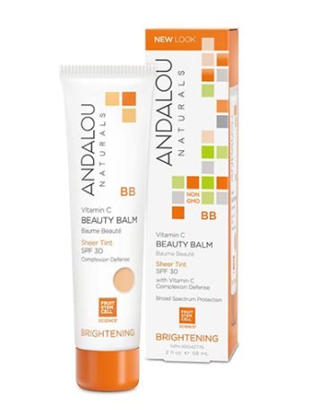 ANDALOU/Vitamin C/BEAUTY BALM/Baume Beaute/Sheer Tirnt SPF30/with VitaminC Complexion Defense 58ml