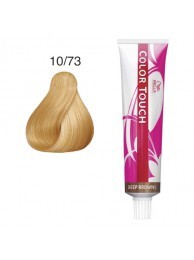 Tinte Color Touch 10-73 Rubio Ultra Claro Marrón Dorado 60ml. Wella Professional