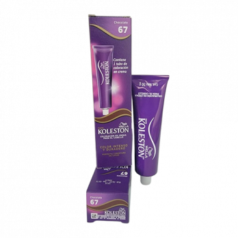 WELLA KOLESTON COLOR PERMANENTE 100% COBERTURA DE CANAS/ SING  67  CHOCOLATE     /50G