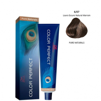 Tinte Color Perfect 6/07 Castaño Claro Natural Marrón 60g. Wella Professional