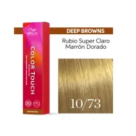 Tinte Color Touch 10-73 Rubio Ultra Claro Marrón Dorado 60ml. Wella Professional - Imagen 3